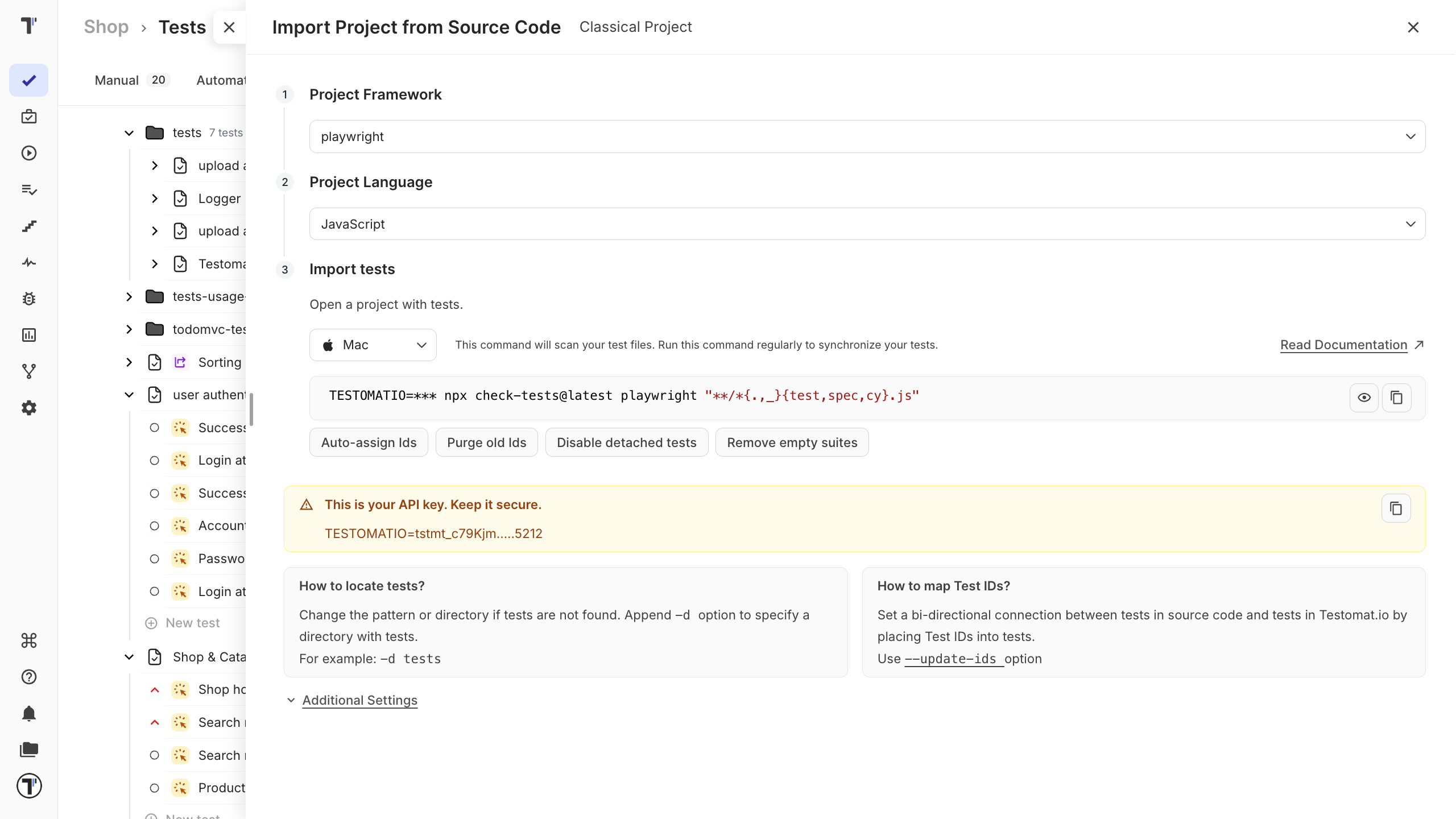 Testomat.io - Copy instructions